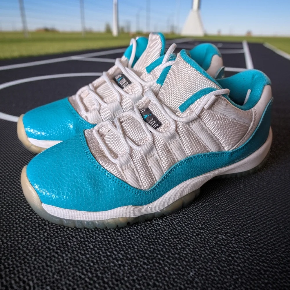 Kids Teal and White Athletic Shoes - Comfortable Everyday Sneakers